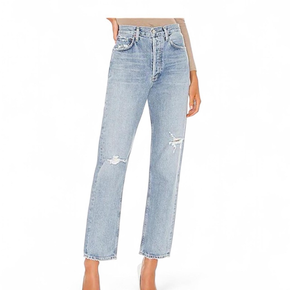 Agolde 90s mid rise loose fit color capture sz 23